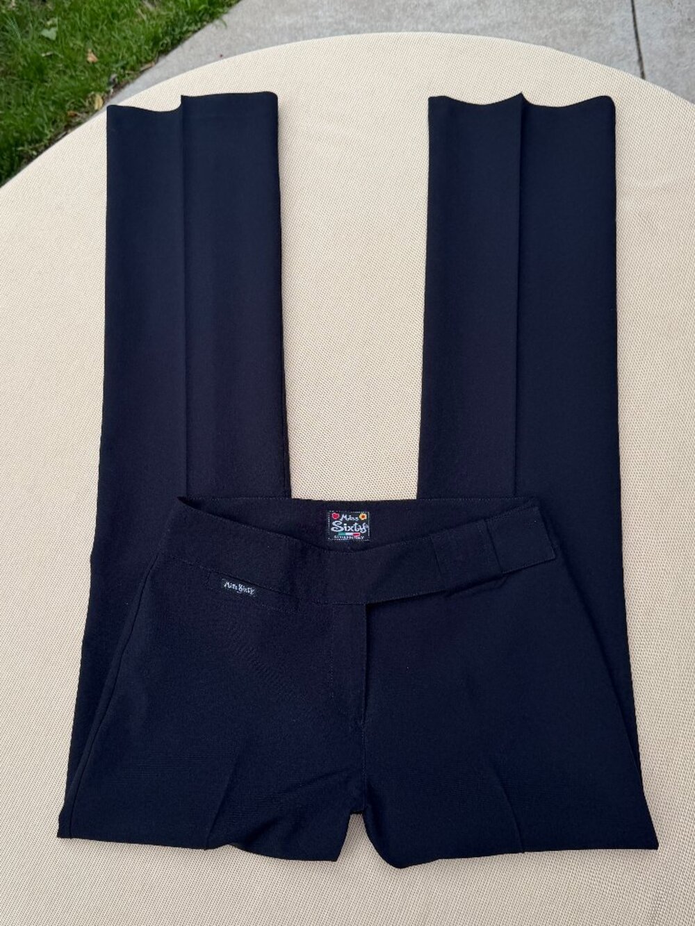 Vintage Miss Sixty Low Rise Asymmetric Snap Pants 90s Y2K Archive